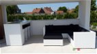 Loungeset lounche bar tafel set tuin terras wit wicker nieuw. - 4 - Thumbnail