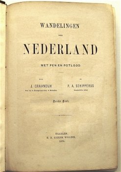 Craandijk 1878 Wandelingen door Nederland met Pen en Potlood - 3