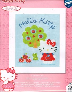 HELLO KITTY BORDUURPAKKET, KITTY BIJ APPELBOOM - 1