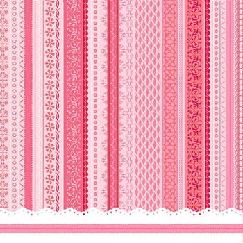 SALE NIEUW (glitter) Paperpad 6X6 + 2 X 3D glitter en vilt embelishments Sweet van DCWV - 4