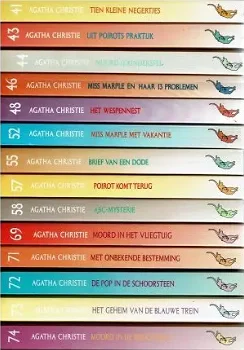 18x Agatha Christie boeken - genummerde pockets - 3