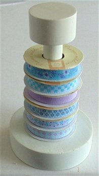 SALE NIEUW Ribbon Stax Organiser + 6 rollen lint Sky Blue van Prima Marketing - 2