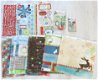 SALE! NIEUW Set Scrapbookpapier + embelishments Blitzen Winter / Kerst van Bo Bunny. - 1 - Thumbnail