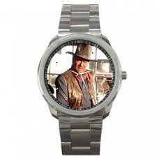 John Wayne Stainless Steel Horloge