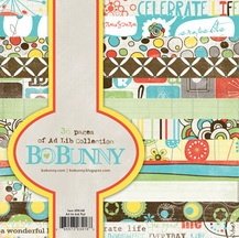 SALE! NIEUW Set Scrapbookpapier + 6X6 Paperpad Ad Lib van Bo Bunny - 2