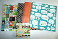 SALE! NIEUW Set Scrapbookpapier + 6X6 Paperpad Ad Lib van Bo Bunny. - 1 - Thumbnail