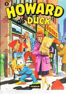 Howard de Duck 1 (soft cover strip in zwart en wit)