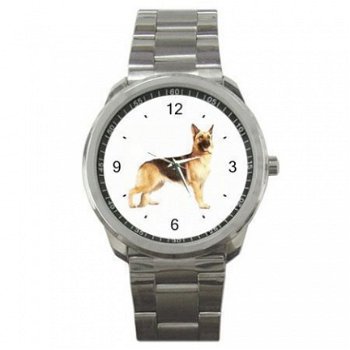 Duitse Herder Stainless Steel Horloge - 1