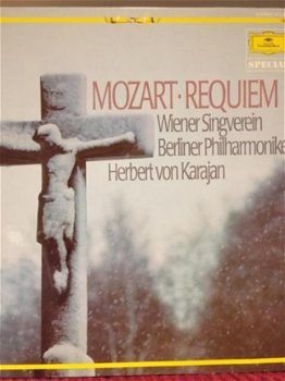 Mozart* - Herbert von Karajan, Wiener Singverein, Berlin Philharmonic* ‎– Requiem, K. 626 LP - 1