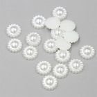 10 white resin topper, 7 mm - 1