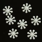 10 resin snowflakes, 15 mm