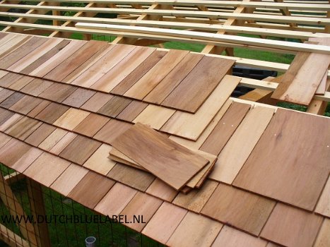 houten shingles en leien, red cedar, dakhout, shingle - 8