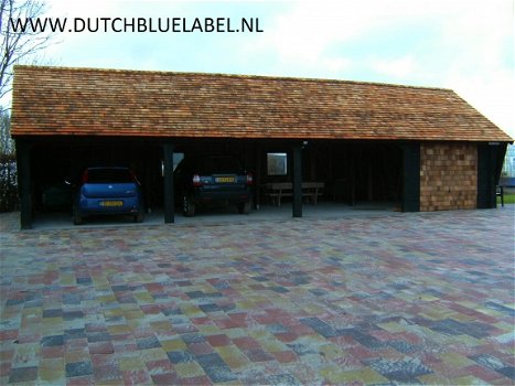 red cedar houten shingles, dakspanen, leien - 5