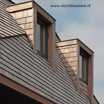 red cedar houten shingles, dakspanen, leien - 7