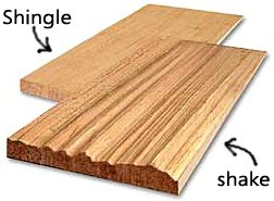 red cedar houten shingles, dakspanen, leien - 8