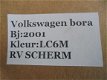 VW Bora 1998/2005 Spatbord Links en Rechtsvoor Kleur LC6M - 2 - Thumbnail