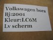 VW Bora 1998/2005 Spatbord Links en Rechtsvoor Kleur LC6M - 3 - Thumbnail