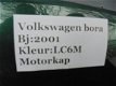 VW Bora 1998/2005 Motorkap Kleurcode LC6M - 2 - Thumbnail