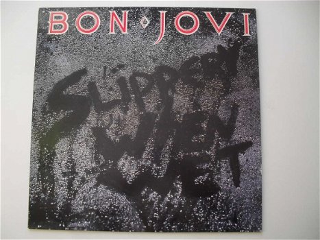 LP - BON JOVI - Slippery when wet - 1
