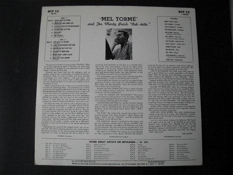 LP - Mel Tormé with the Marty Paich dek-tette - 2