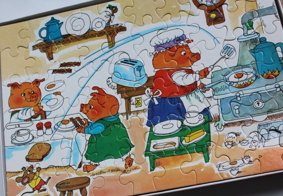 Richard Scarry Puzzel vanuit 1977 - Afbeelding 2