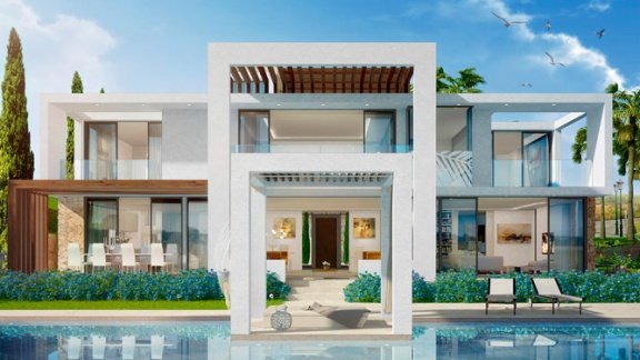 Moderne luxe zeezicht villa`s in golfresort Marbella - 1