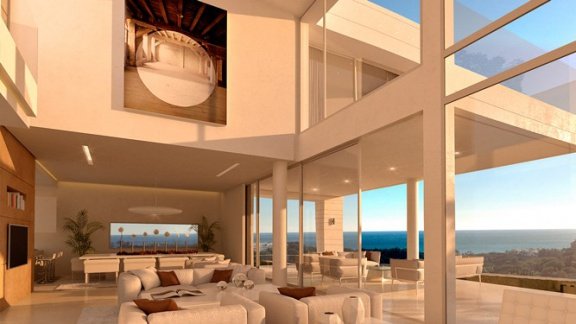 Moderne luxe zeezicht villa`s in golfresort Marbella - 2