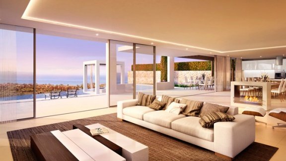 Moderne luxe zeezicht villa`s in golfresort Marbella - 4
