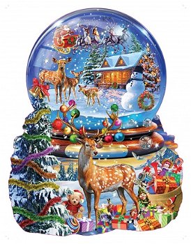 SunsOut - Christmas Snow Globe - 1000 Stukjes Nieuw - 1