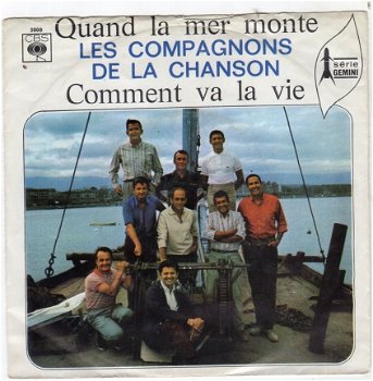 Les Compagnons De La Chanson ‎: Quand La Mer Monte (1669) - 1