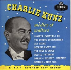 Charlie Kunz ‎: Medley Of Waltzes (1957)