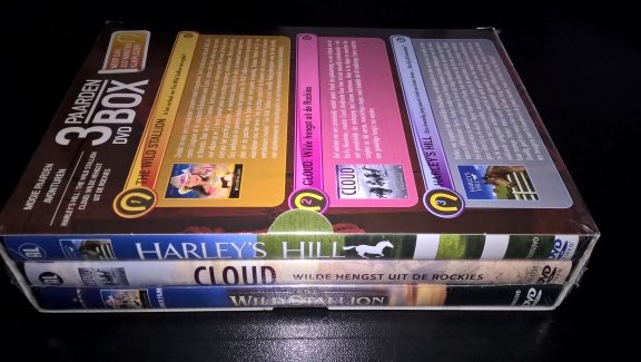 Paarden 3 dvdbox Harley's hill cloud wild stallion nieuw en geseald - Afbeelding 3