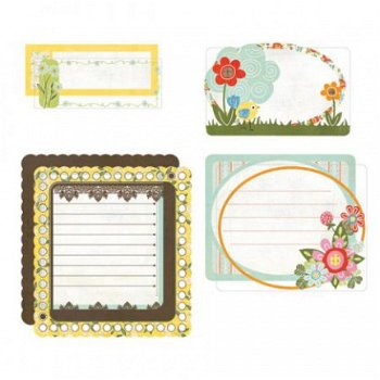 SALE NIEUW Journaling Cards with Transparencies Picadilly van Basic Grey. - 2