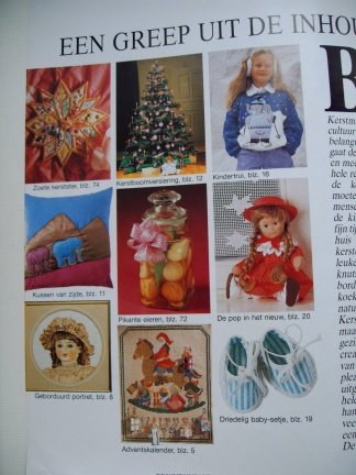 Burda Kerstspecial E987 met 85 werkstukken - Afbeelding 2