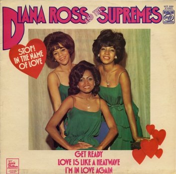 Diana Ross And The Supremes ‎– Stop! In The Name Of Love - Motown Vinyl LP Soul R&B - 1