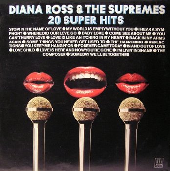 Diana Ross & The Supremes ‎– 20 Super Hits _ Motown Vinyl LP Soul R&B - 1