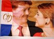 Vlag Willem-Alexander & Máxima (verloving) 90 x 62 cm - 1 - Thumbnail
