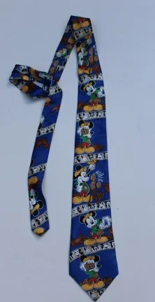 Stropdas Mickey Mouse als fotograaf