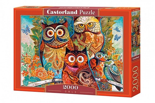 Castorland - Owls - 2000 Stukjes Nieuw - 2