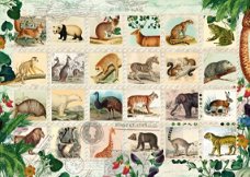 Schmidt - Wildlife Stamp Collection - 1000 Stukjes Nieuw