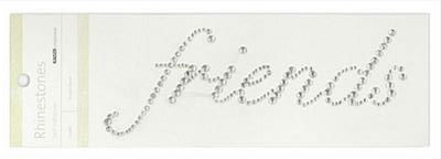 SALE NIEUW Self-adhesive Rhinestones Word Friends van Kaisercraft - 1