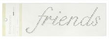 SALE NIEUW Self-adhesive Rhinestones Word Friends van Kaisercraft - 1 - Thumbnail