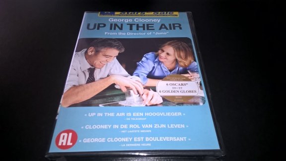 Up in the air dvd met george cloony nieuw en geseald - nr. 1