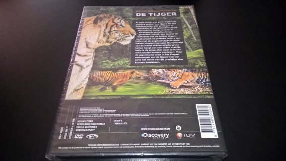 Discovery channel de tijger dvd geseald - Afbeelding 2