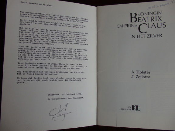 Koningin Beatrix en Prins Claus in het zilver. - Afbeelding 2