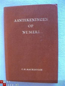 Aantekeningen op Numeri C H Mackintosh - 1