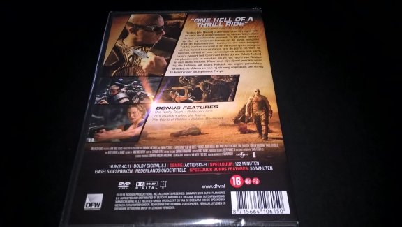 Riddick met Vin diesel dvd nieuw en geseald - Afbeelding 2
