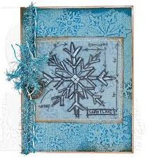 SALE NIEUW TIM HOLTZ GROTE cling stempel Christmas Blueprint Snowflake - 2