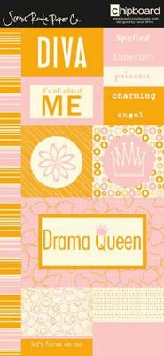 SALE NIEUW Chipboard Tags Hampton Drama Queen van Scenic Route