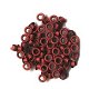 SALE! NIEUW 60 eyelets Bruinrood van Artemio - 1 - Thumbnail